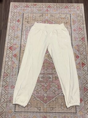 Butter Yellow Nike Sweatpants with Elastic Ankles